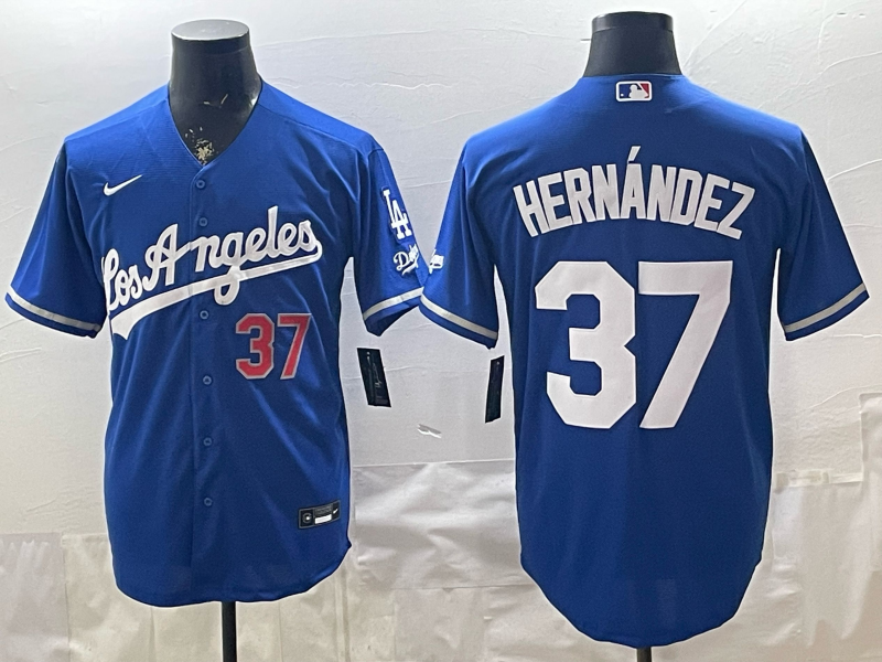 Men Los Angeles Dodgers #37 Hernandez blue Game 2026 Nike MLB Jersey 0408002